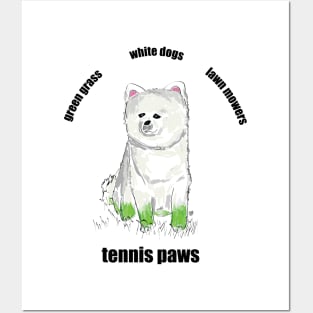 Tennis Paws Posters and Art